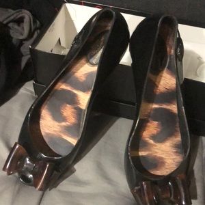 Melissa Vivienne Westwood 9 black flats